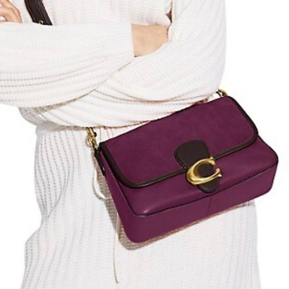 Coach Soft Tabby in Plum Purple - Like New